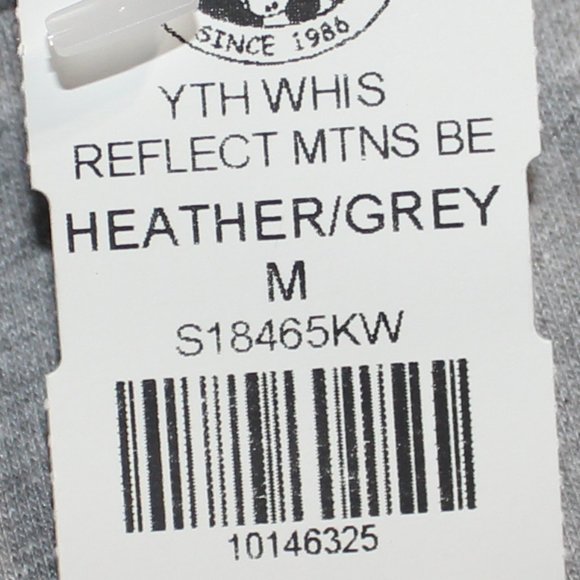 Whistler Reflect Mountain Bear T-Shirt Youth Men Heather/Grey Medium - Picture 4 of 4